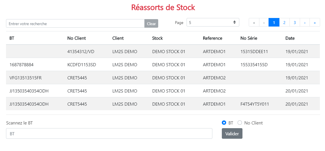 Réassorts